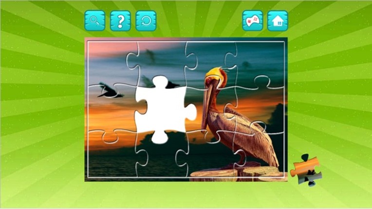 Bird Jigsaw Easy and Hard - Learn Puzzles For Kids screenshot