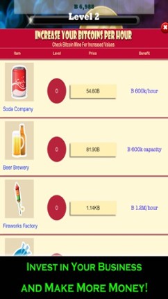 Bitcoin Evolution - Run A Capitalism Firm And Become A Billionaire Tycoon Clicker screenshot