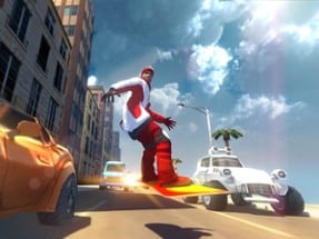 Blazing Hover Board Rider Image