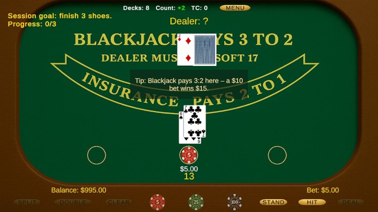 Classic Blackjack screenshot