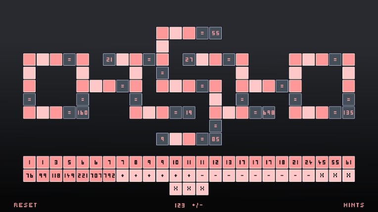 Cross Numbers screenshot