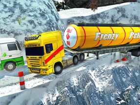 Extreme Winter Oil Tanker Truck Drive Image