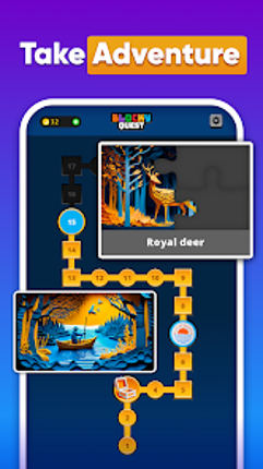 Blocky Quest - Classic Puzzle Image