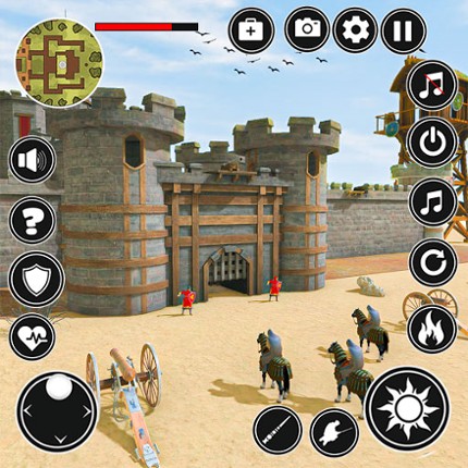 Castle Wall Defense: War Games Image