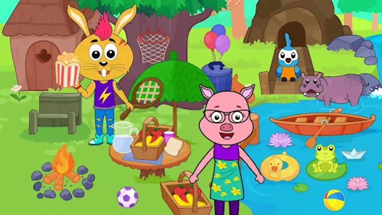 Tizi Animal Town - House Games screenshot