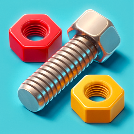Nut Craze - Color Screw Puzzle Image