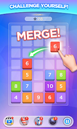Merge Number Puzzle screenshot