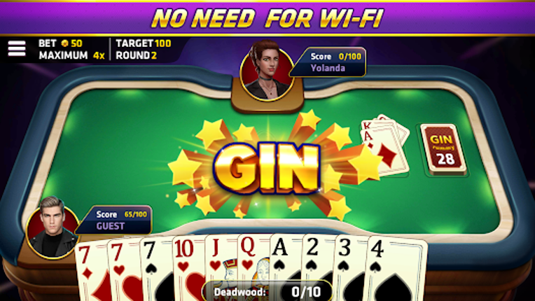 Gin Rummy - Classic Card Game screenshot