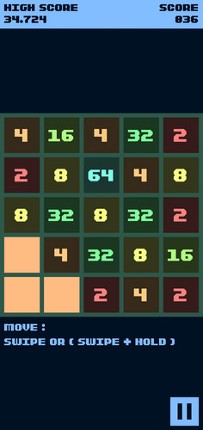 2048 Merge screenshot