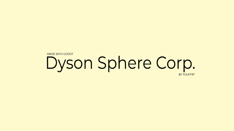 Dyson Sphere Corp. Game Cover