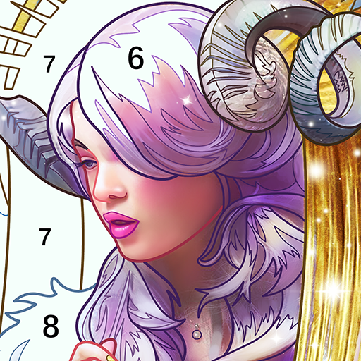 Games like Paint by number - Relax