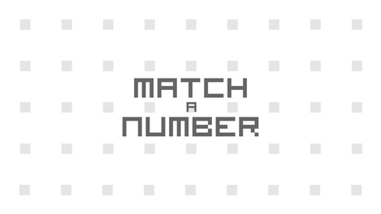Match A Number Image