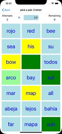 PickAPair Spanish - English Image