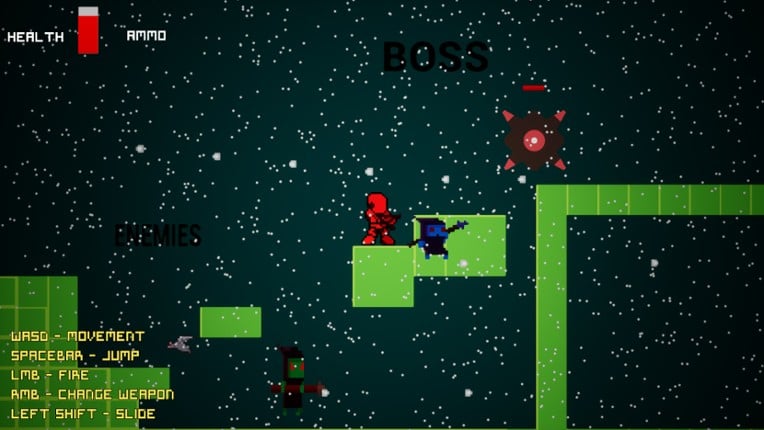 Pixel Robot Hunter screenshot