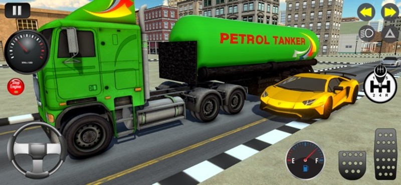 Real Service Truck Drive City screenshot