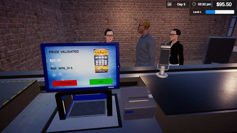 Smoke & Lottery Simulator screenshot