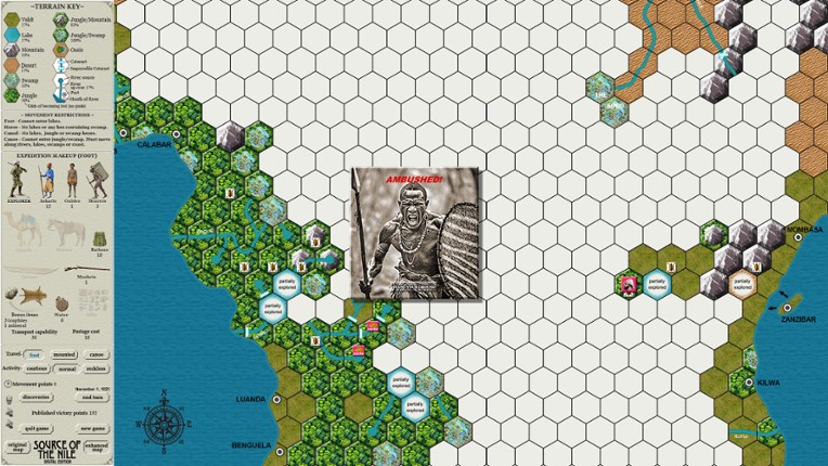 Source of the Nile Digital Edition screenshot