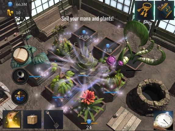 Wizards Greenhouse Idle screenshot