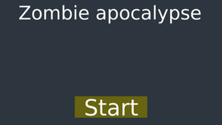 Zombie apocalypse screenshot