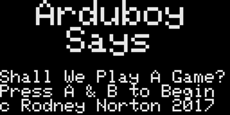 Arduboy Says Image