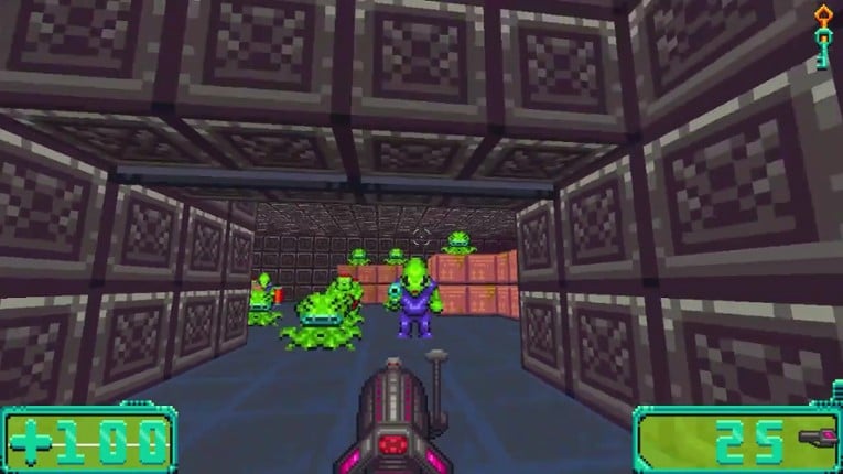 DOSMan: Space Aliens in Space! screenshot