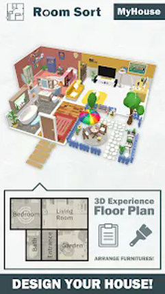 Room Sort - Floor Plan Game screenshot