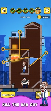 Home Pin - Hero Rescue screenshot