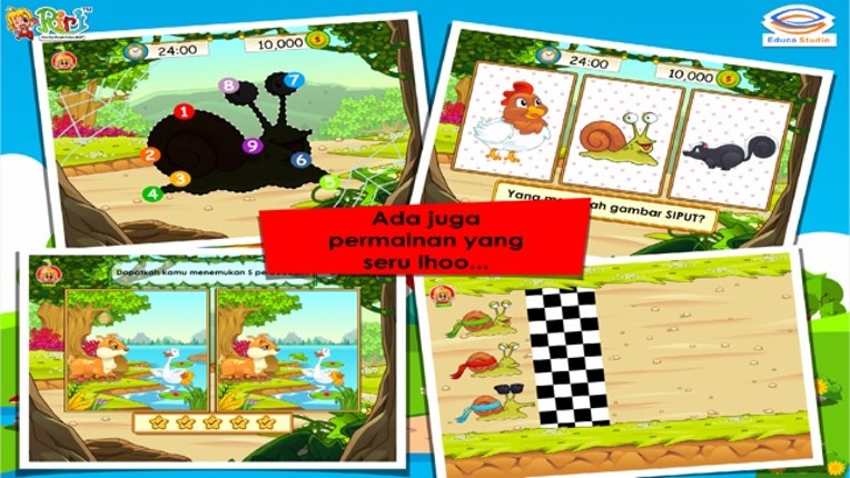 Kancil dan Siput Adu Pintar - Buku Cerita Anak Interaktif screenshot