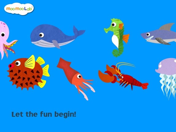 Marine Animals - Puzzle, Coloring and Underwater Animal Games for Toddler and Preschool Children screenshot