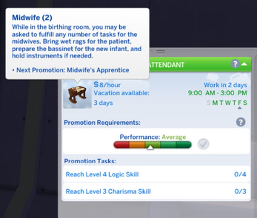 Medieval Folk Careers for the Sims 4 screenshot