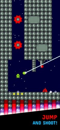 Tiny Alien - Jump and Shoot! screenshot