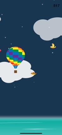 Balloon Ride With Birds Image