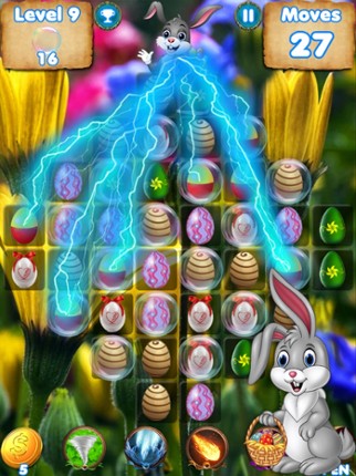 Easter Games Candy - match 3 for cute bunny hop screenshot