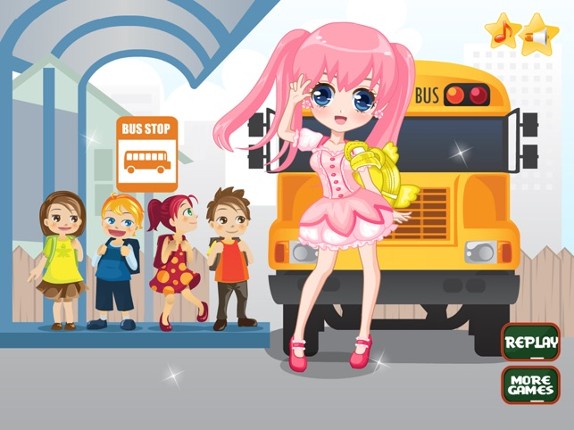 Fashion School Girl Dress Up screenshot
