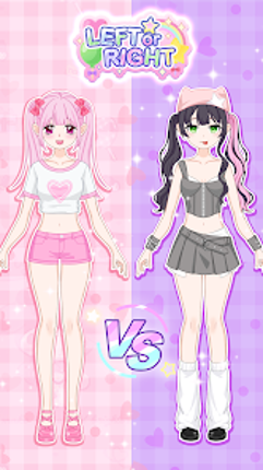 Left or Right: Anime Dress Up screenshot