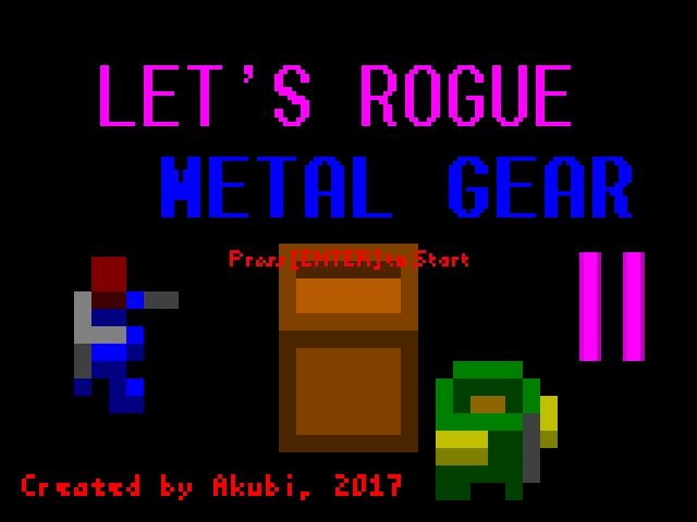Games like Let's Rogue Metal Gear 2