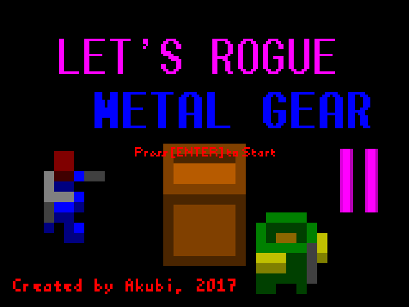 Let's Rogue Metal Gear 2 Game Cover