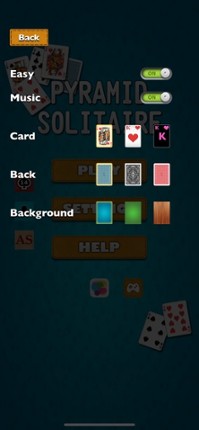 Pyramid-Solitaire screenshot