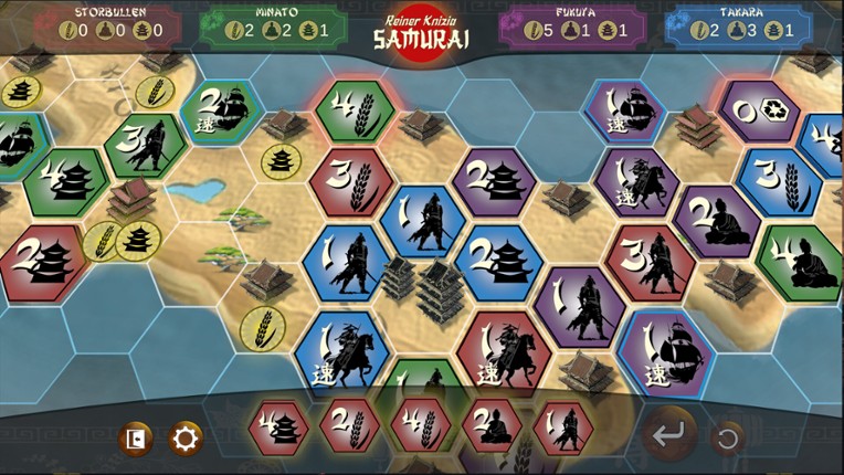 Samurai by Reiner Knizia screenshot