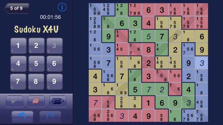 Sudoku X4U screenshot