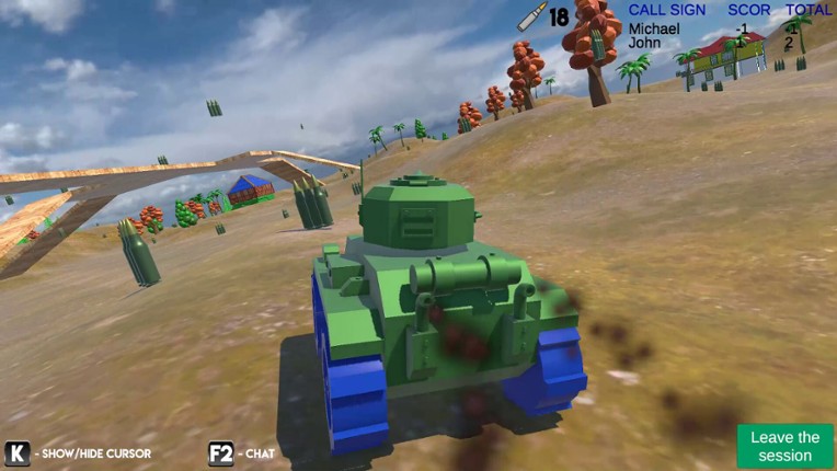 Tanks online screenshot