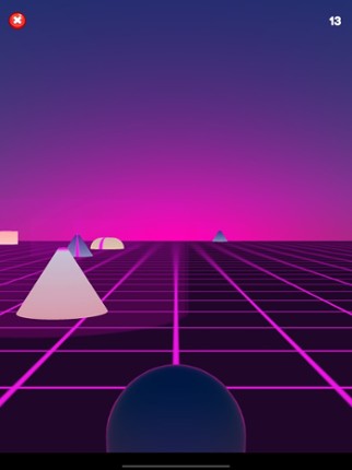 Vaporwave Race 3D - Watch Game screenshot