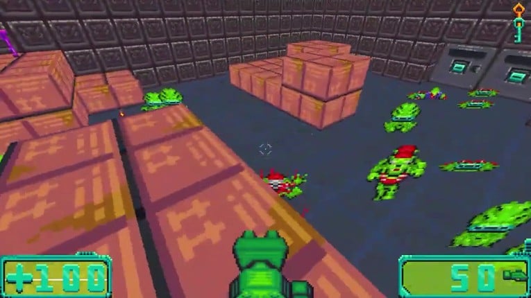 DOSMan: Space Aliens in Space! screenshot