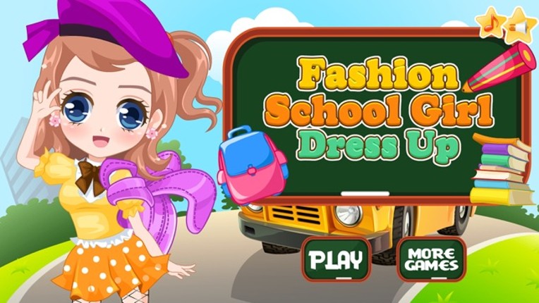 Fashion School Girl Dress Up screenshot