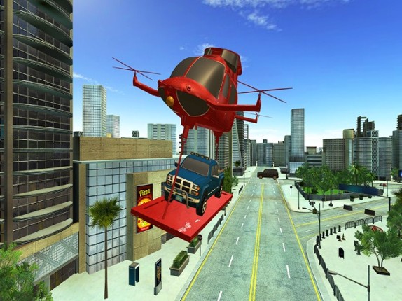 Flying Drone Car Delivery Sim screenshot