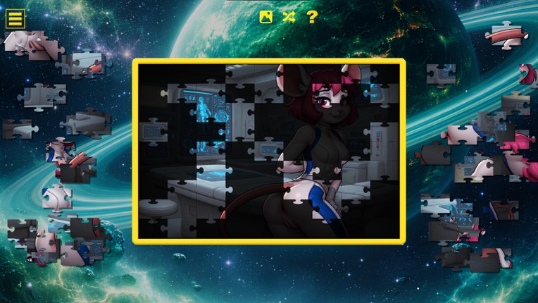 Furry Star Command – Hentai Jigsaw screenshot