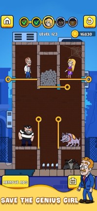 Home Pin - Hero Rescue screenshot