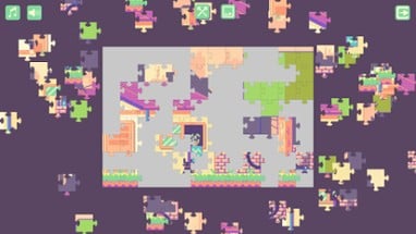 Newton's Life at Home - Pixel Art Jigsaw Puzzle Image