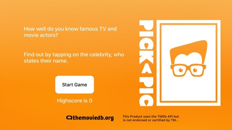 Pick a Pic - TV &amp; Movie Stars screenshot