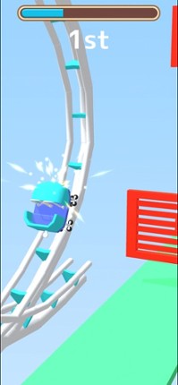 Roller Coaster Race 3D screenshot